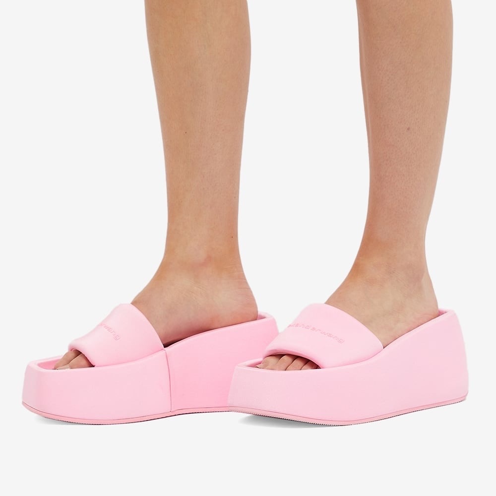 Alexander Wang Taji Platform Slides Size 38 Neon Bubblegum